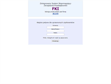 Tablet Screenshot of fki.pl